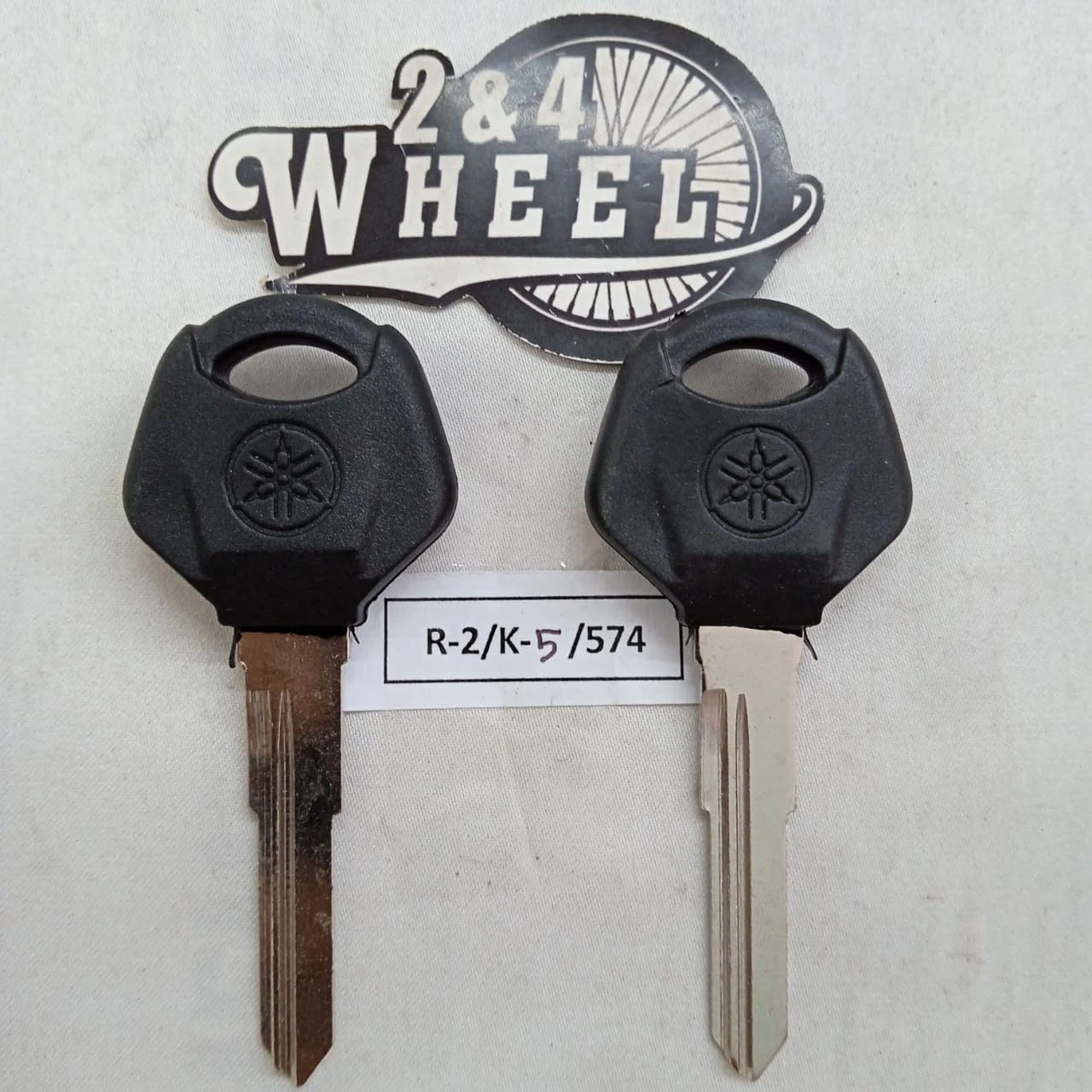 2Pcs Ignition Key Blanks for Yamaha YZF R3 and MT 03