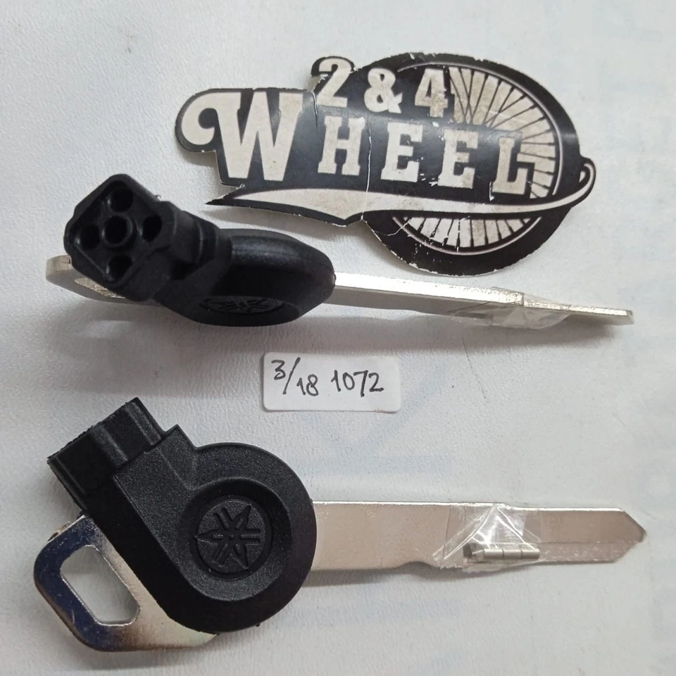 2Pcs Uncut Ignition Key Blank for Yamaha NMAX