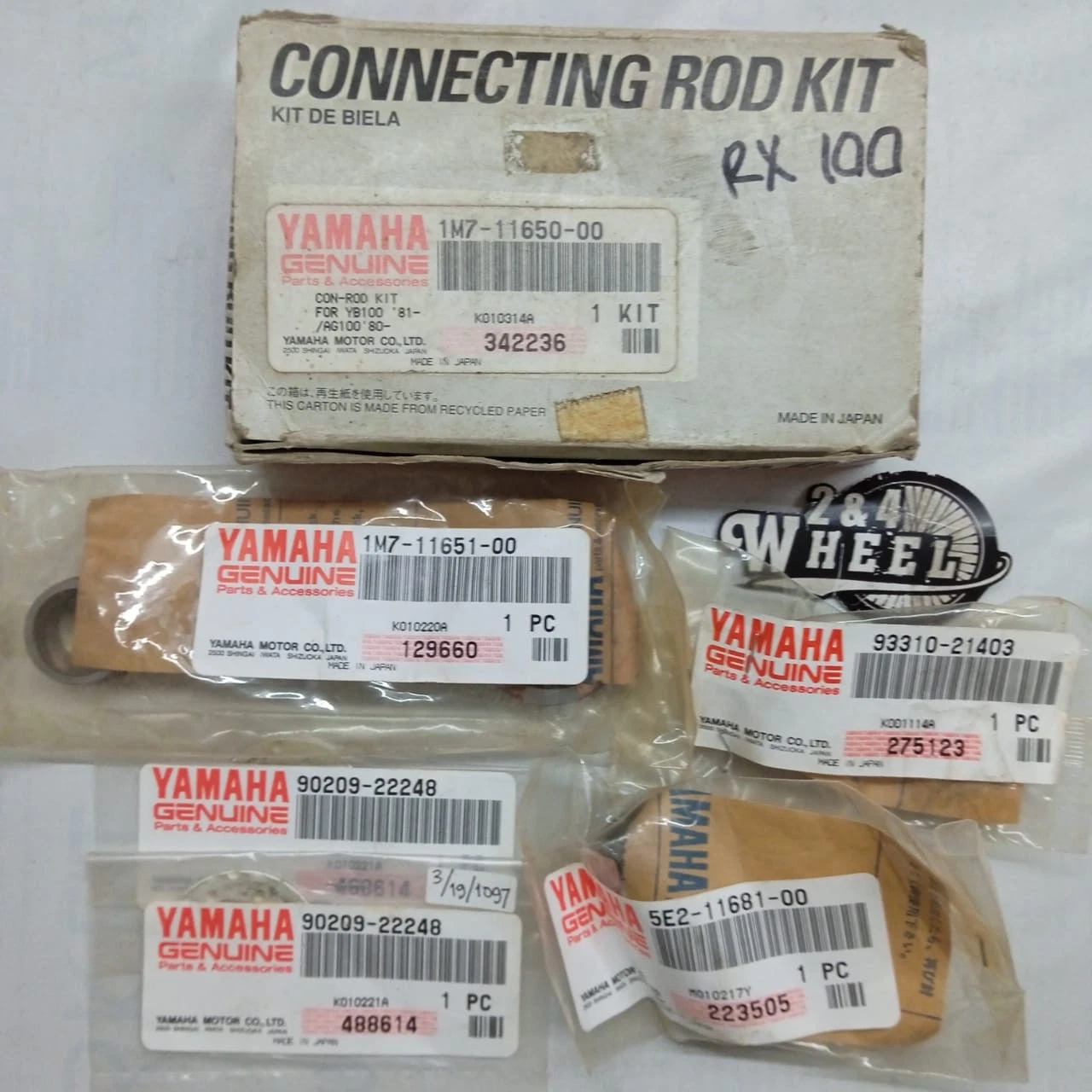 Connecting Rod Kit Conrod for Yamaha DT100 MX100 RX100