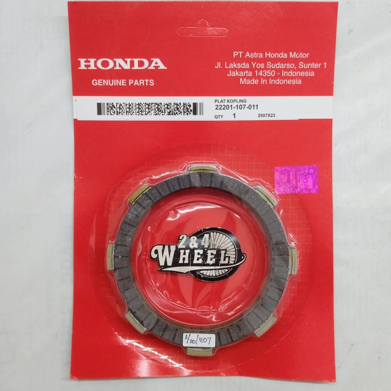 Fits Honda CB100 125 Clutch Friction Front