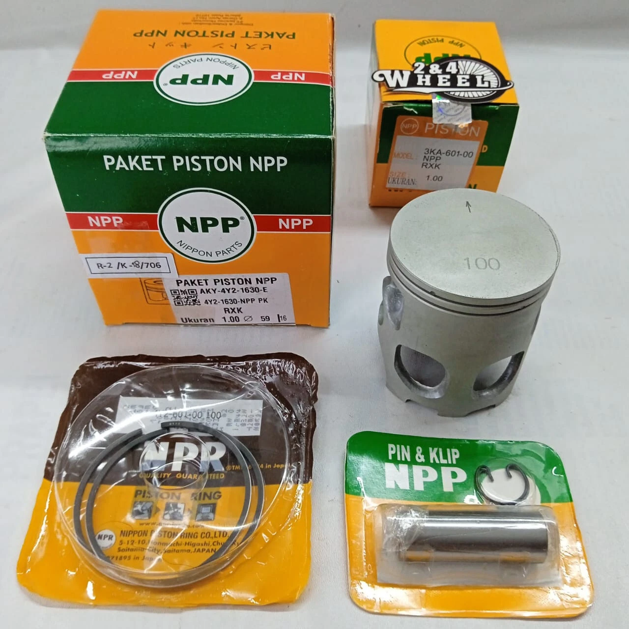 Fits Yamaha RXK RX KING RX135 Piston and Ring OS 1.00 New