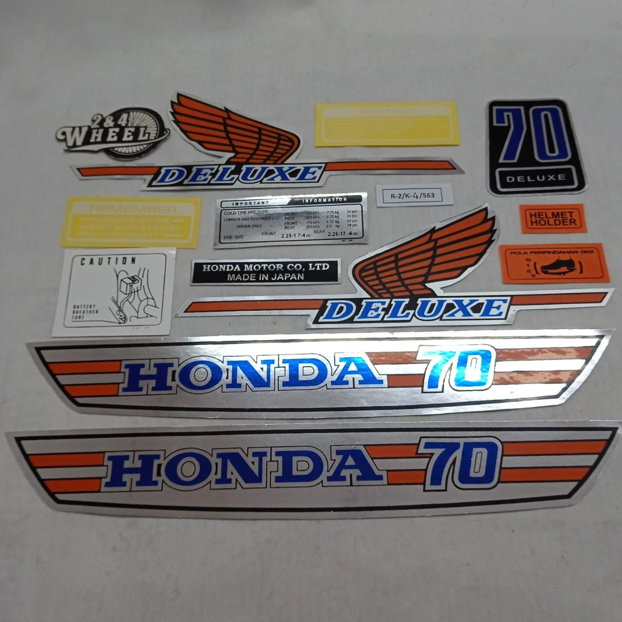 Honda C70 Deluxe decal sticker set