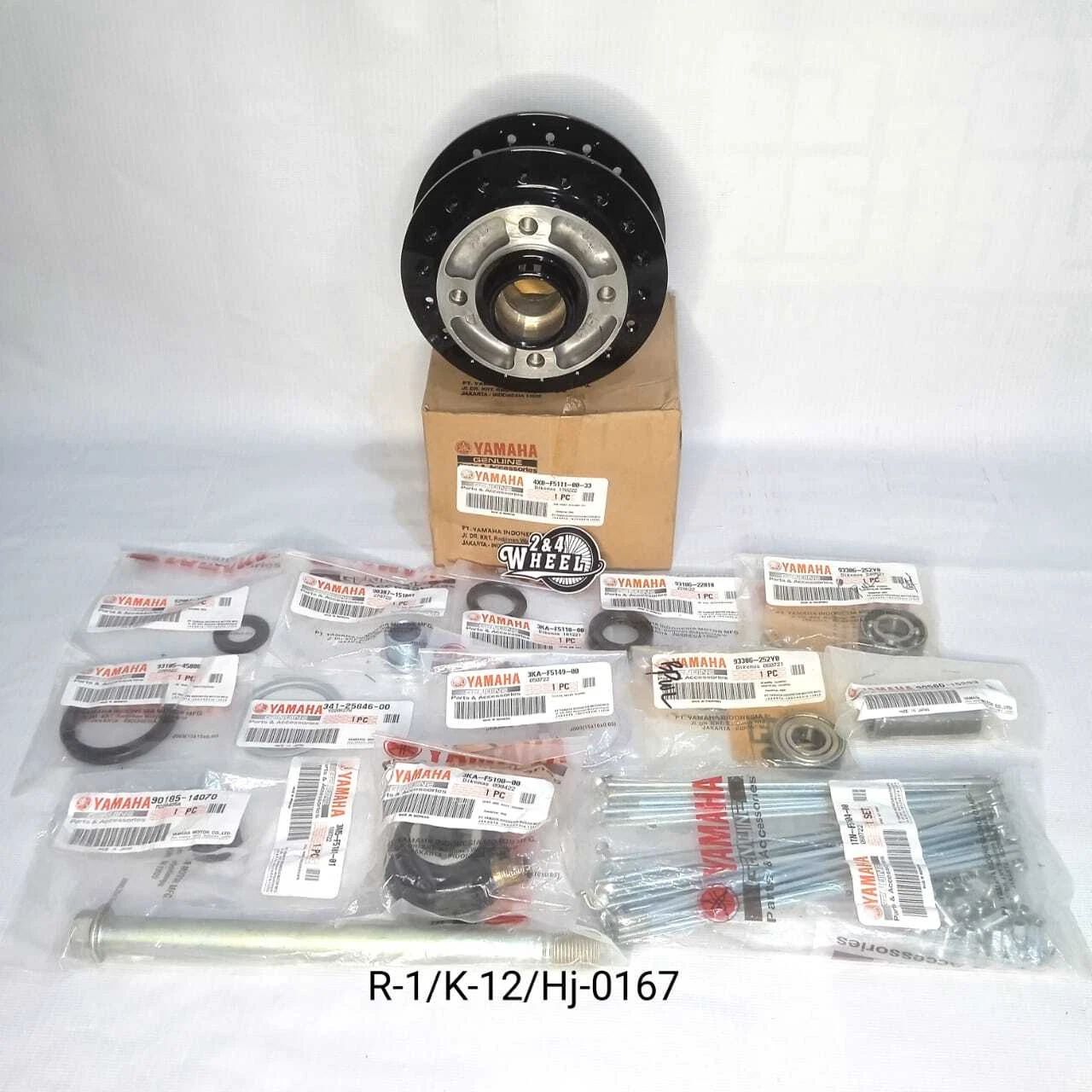Front Hub Set for Yamaha RX115 RX135 RXS RXS115 RXK