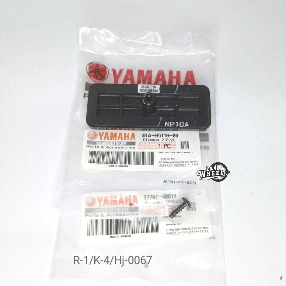 Yamaha Front Reflector RX type Yellow Pair