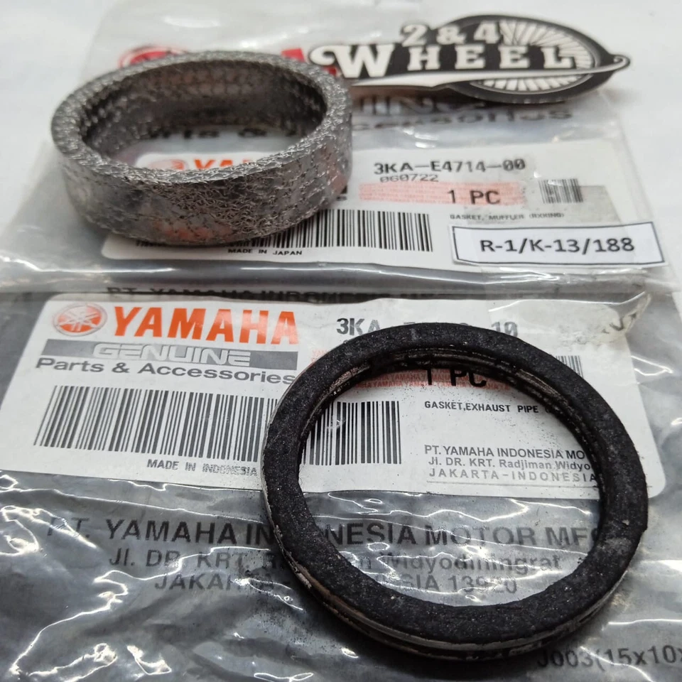 Yamaha Parts RX Exhaust Gasket Muffler Pipe Set