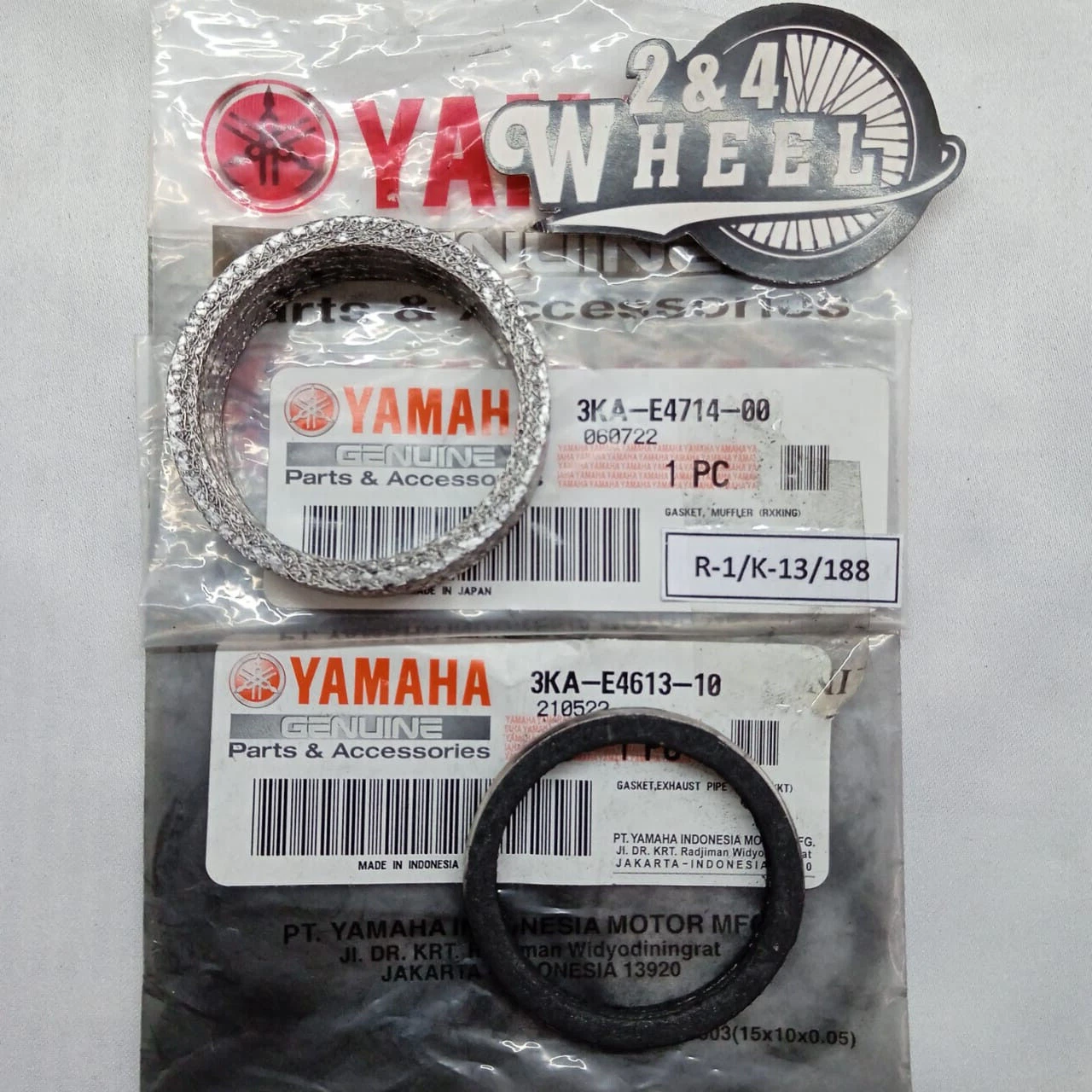 Exhaust Gasket Muffler and Pipe Set for Yamaha RXK RX King RX125 RX135 RXS115