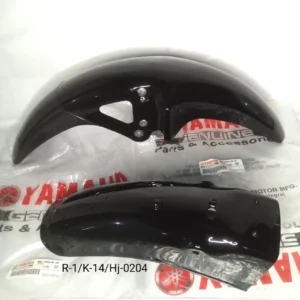 Genuine Yamaha RX King RXS RX115 RX135 Front and Rear Black Fender Mudguard