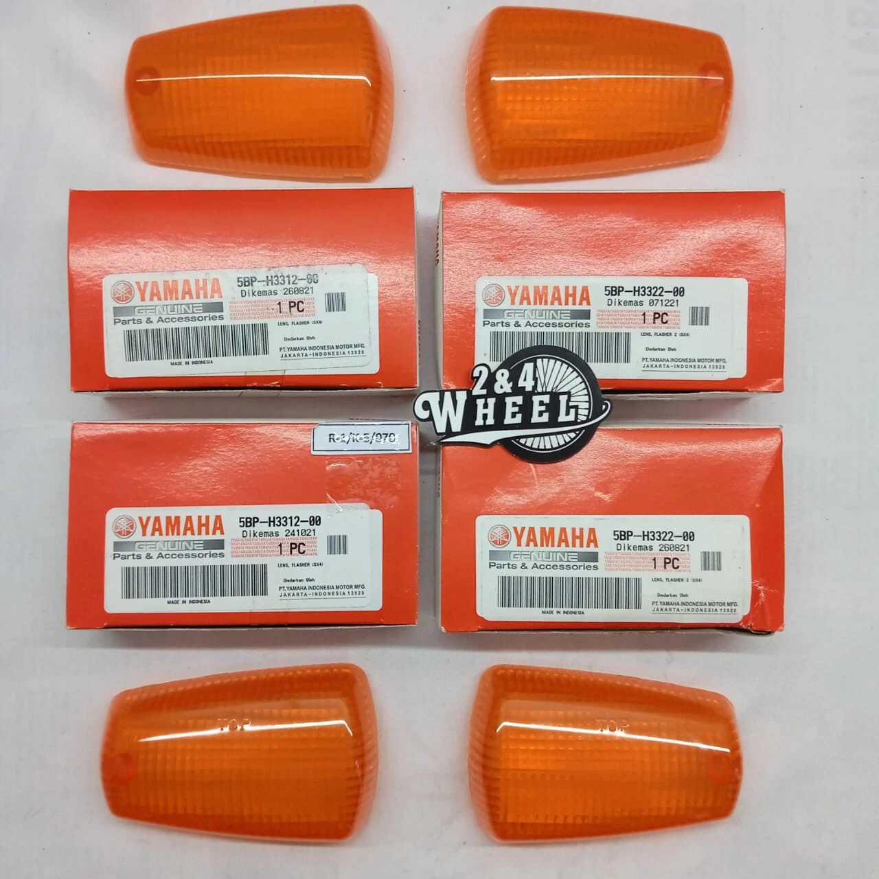 Turn Signal Winker Lens Set of 4Pcs for Yamaha RX Serpico