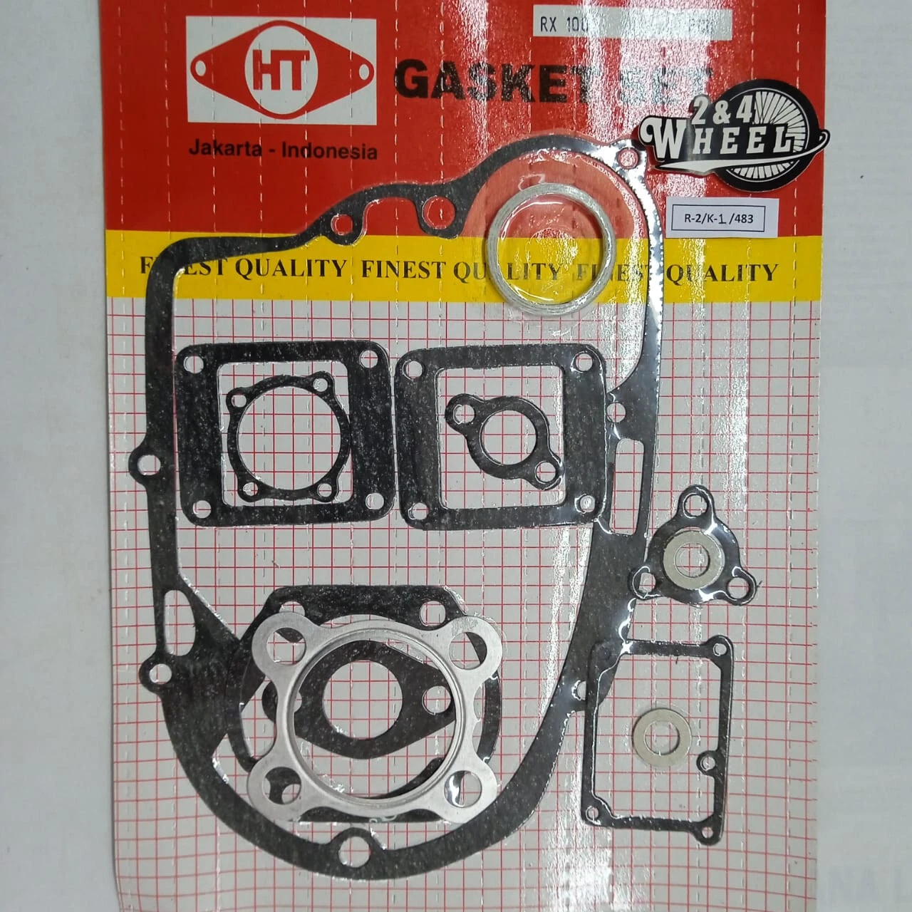 Yamaha RX100 RX 100 RXS100 Complete Engine Gasket Set