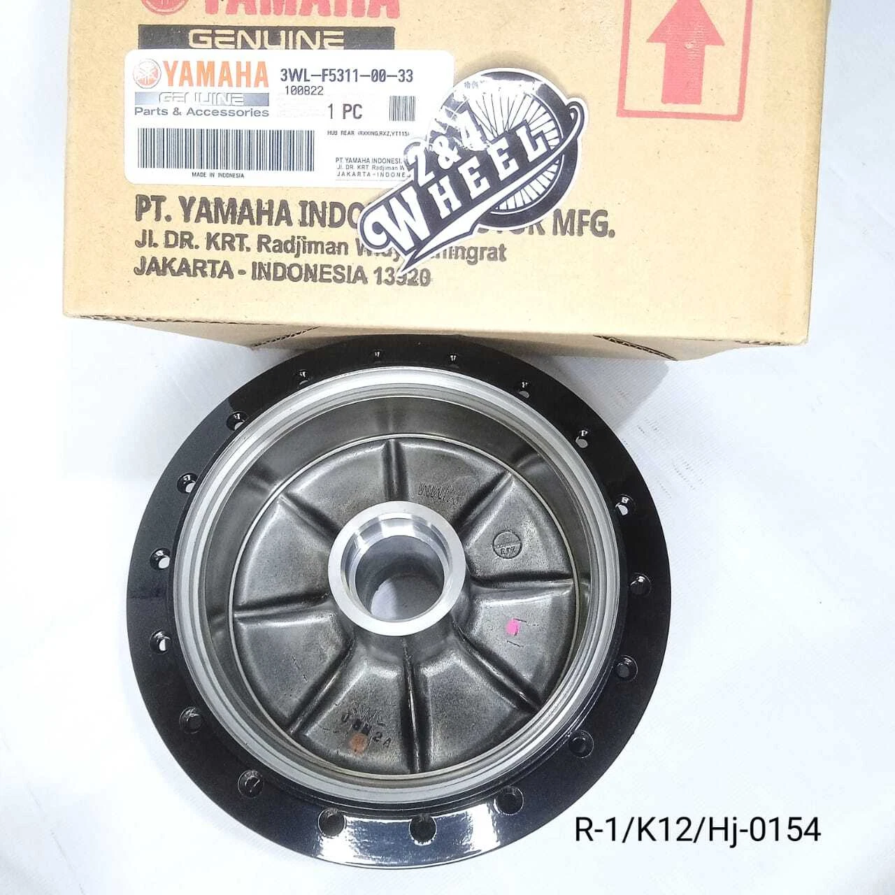 Genuine Rear Hub for Yamaha RX115 RX135 RXK RXS RXS115