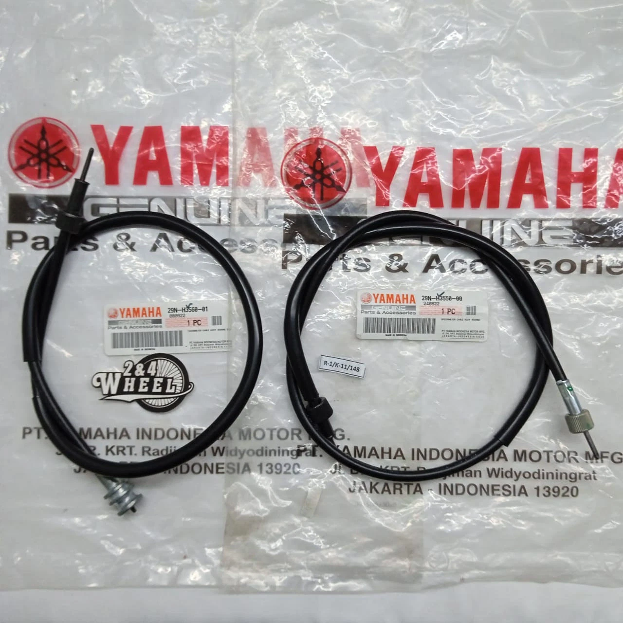 Genuine Yamaha RX125 RX135 RXK135 RXK RX King Tachometer and Speedometer Cable Set