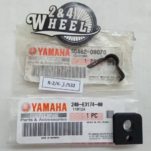 Crankcase Cover Clamp and Side Oil Pipe Holder for Yamaha RXK RX135 RXS RX115