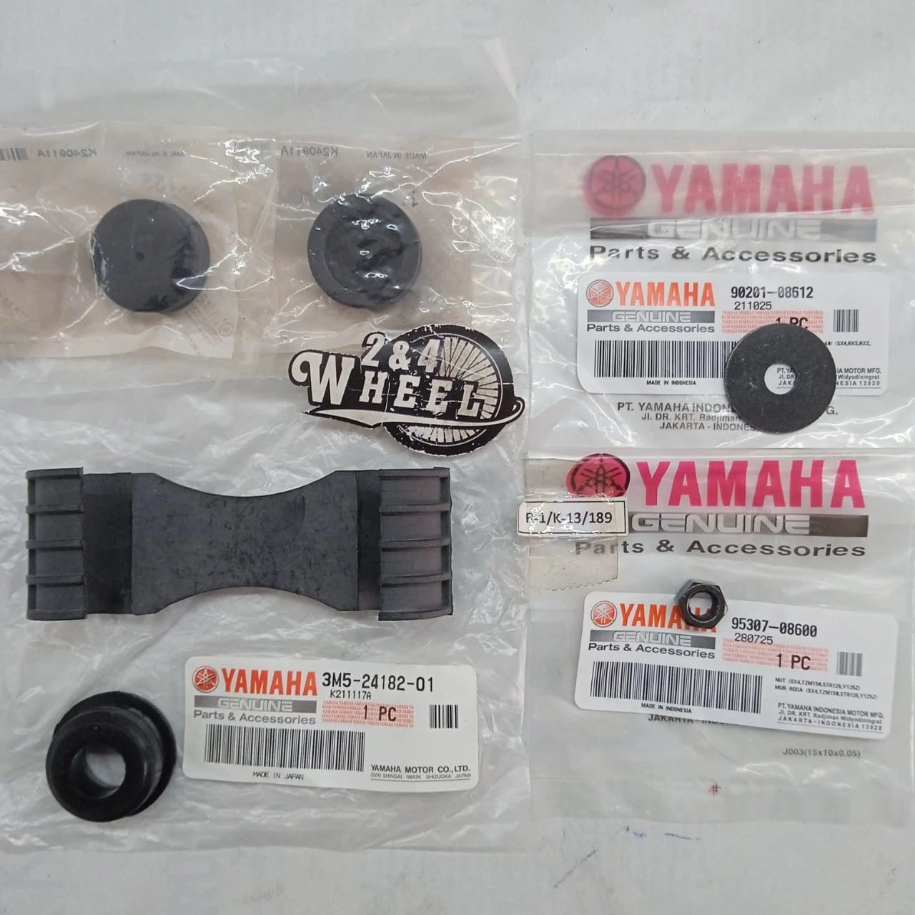 Yamaha RXS RX115 RX135 RXK Fuel Tank Rubber Damper Assembly