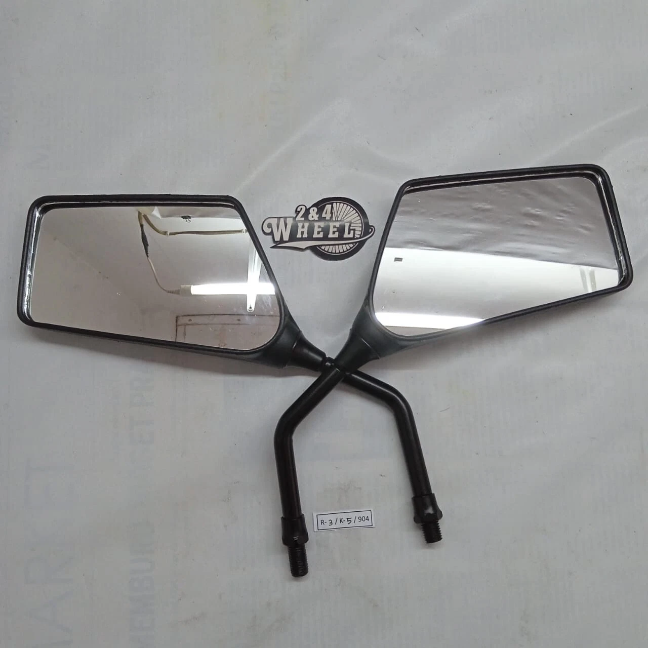 Yamaha RXS RXS100 RX115 RXK135 RXZ Rear View Mirror Left Right Pair NOS