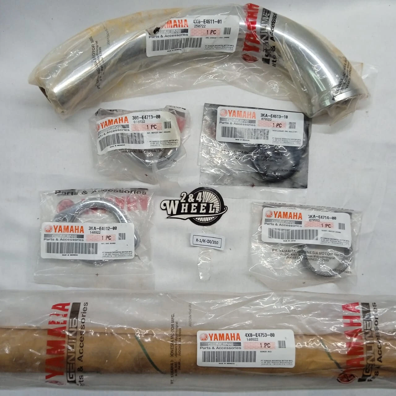 Yamaha RXS100 RX115 YT115 Exhaust Muffler Pipe Replacement