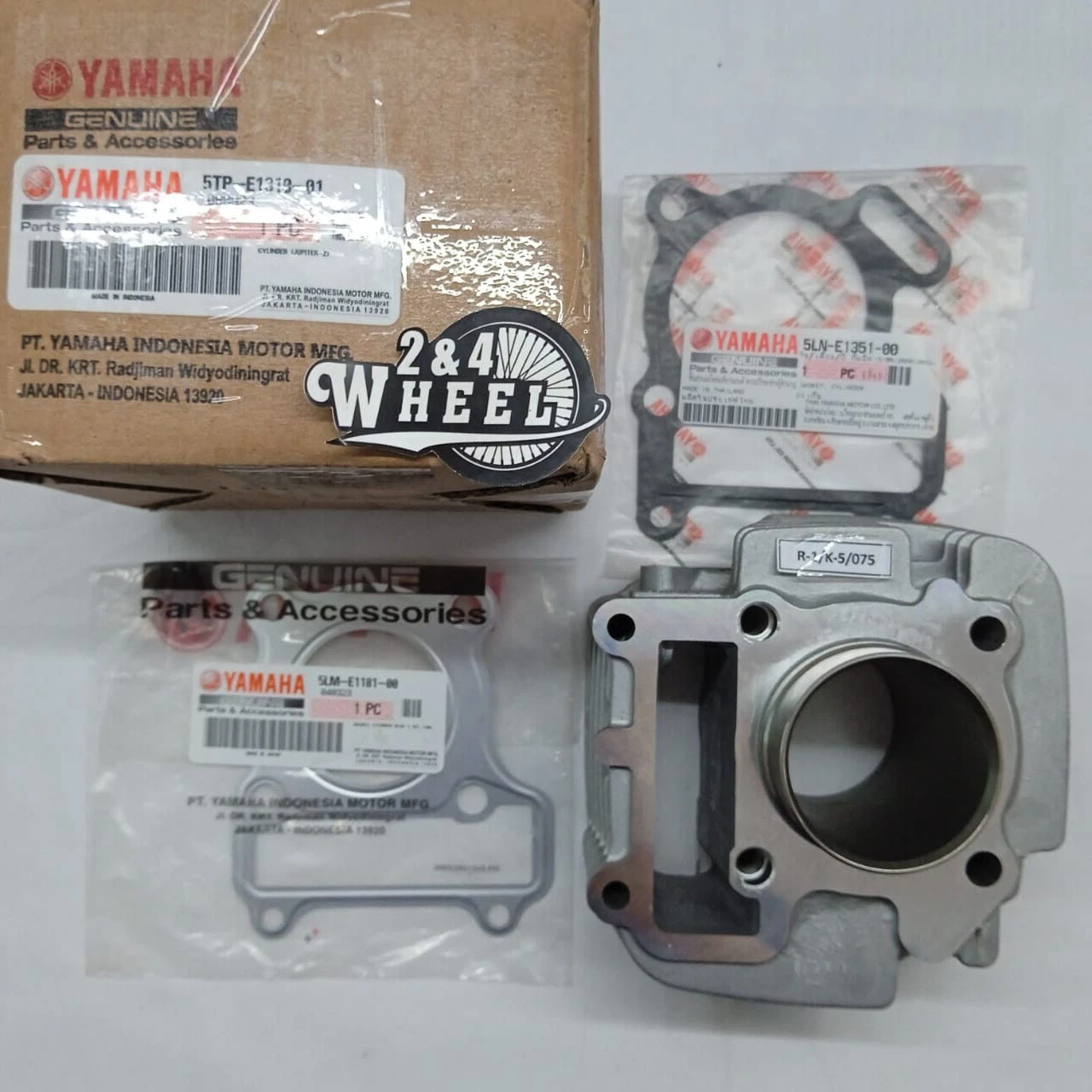 Yamaha TTR110 Cylinder Barrel with Complete Gasket Set