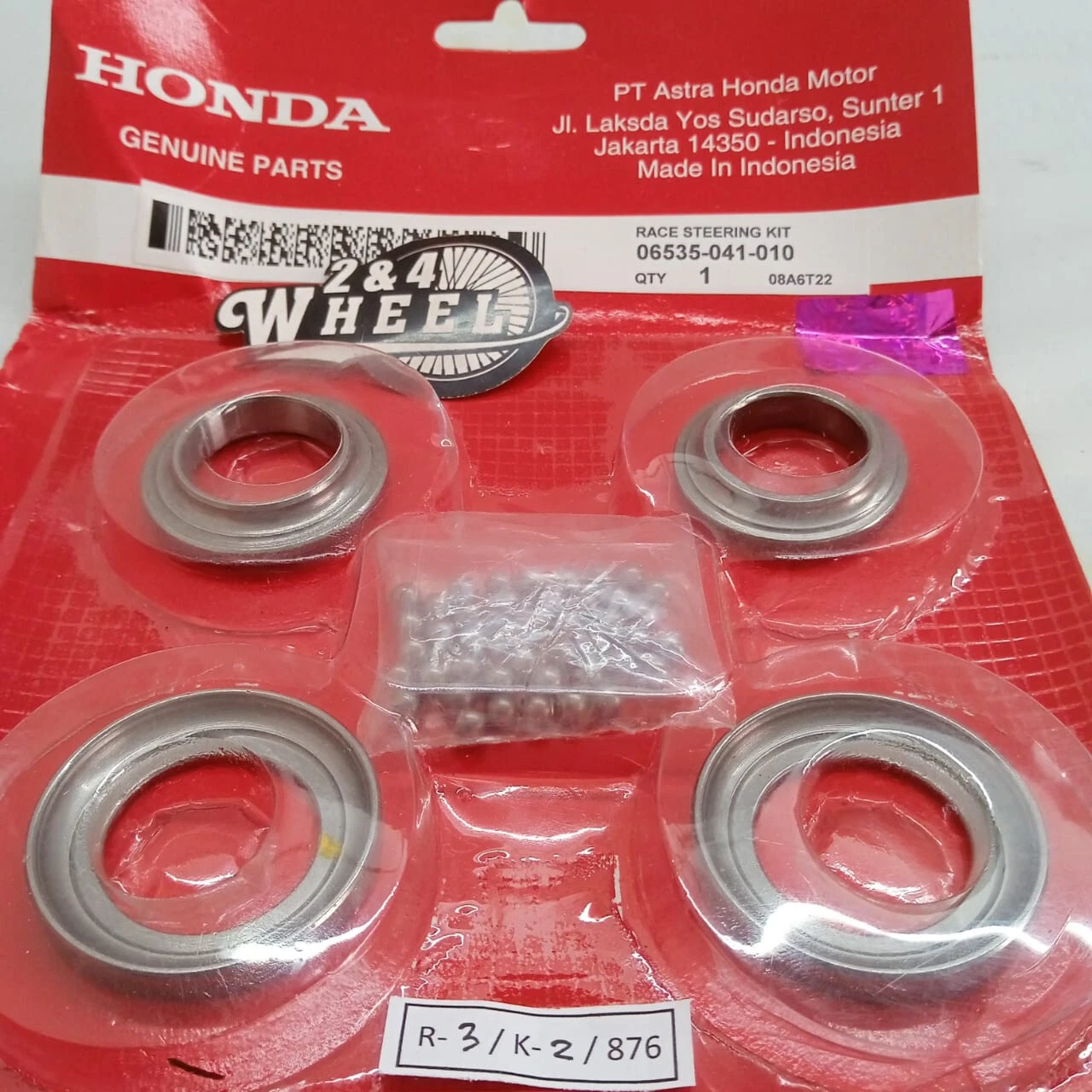 Honda C50 C90 C110 CL90 CT90 S90 Race Steering Kit Top Ball Set 06435-041-010 - Image 2