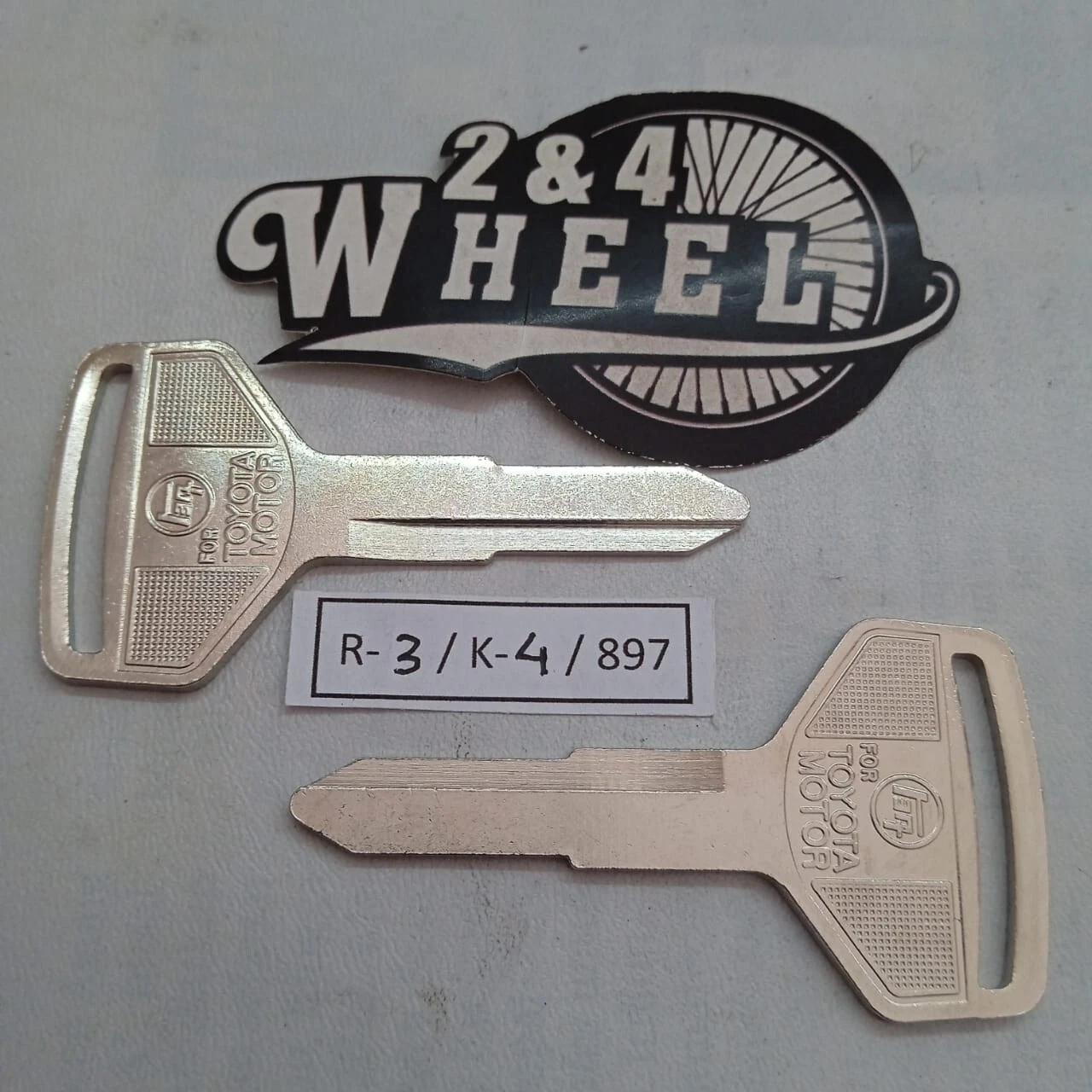 2x Toyota Land Cruiser BJ40 BJ42 FJ40 FJ43 FJ60 HJ45 HJ47 Key Blank Uncut NEW - Image 2