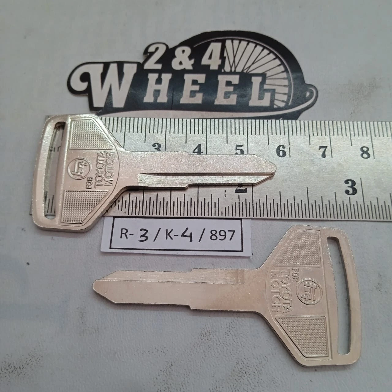 2x Toyota Land Cruiser BJ40 BJ42 FJ40 FJ43 FJ60 HJ45 HJ47 Key Blank Uncut NEW - Image 3