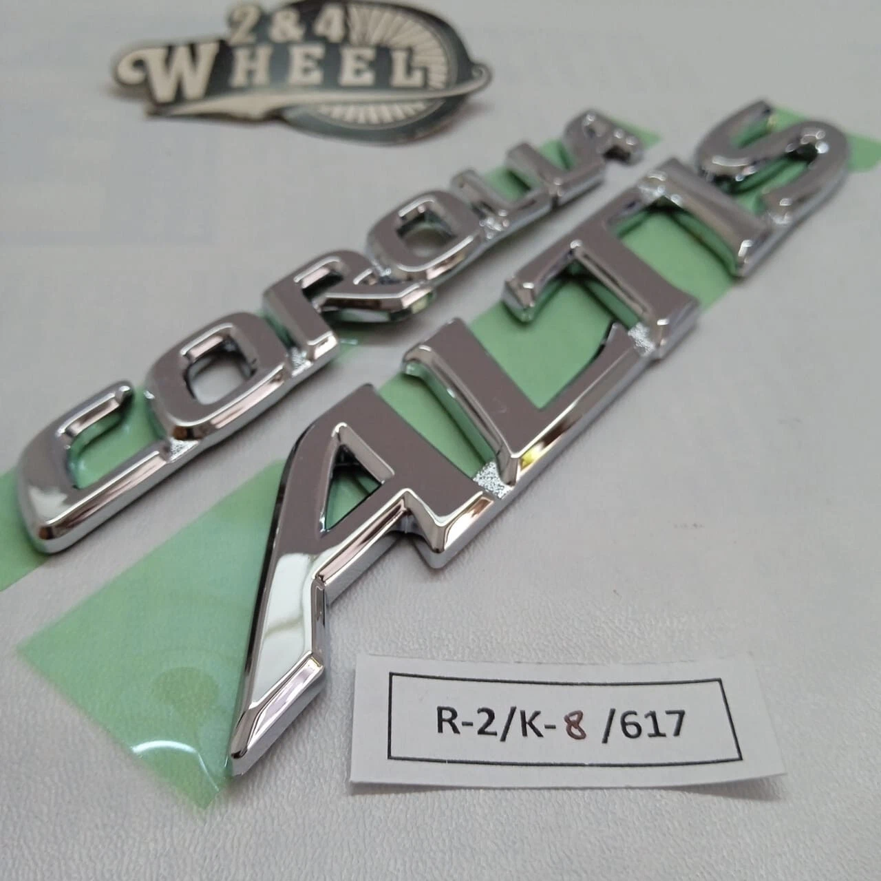 Corolla Altis Chrome Logo Emblem Badge For Toyota Corolla Altis 2005-2018 - Image 2