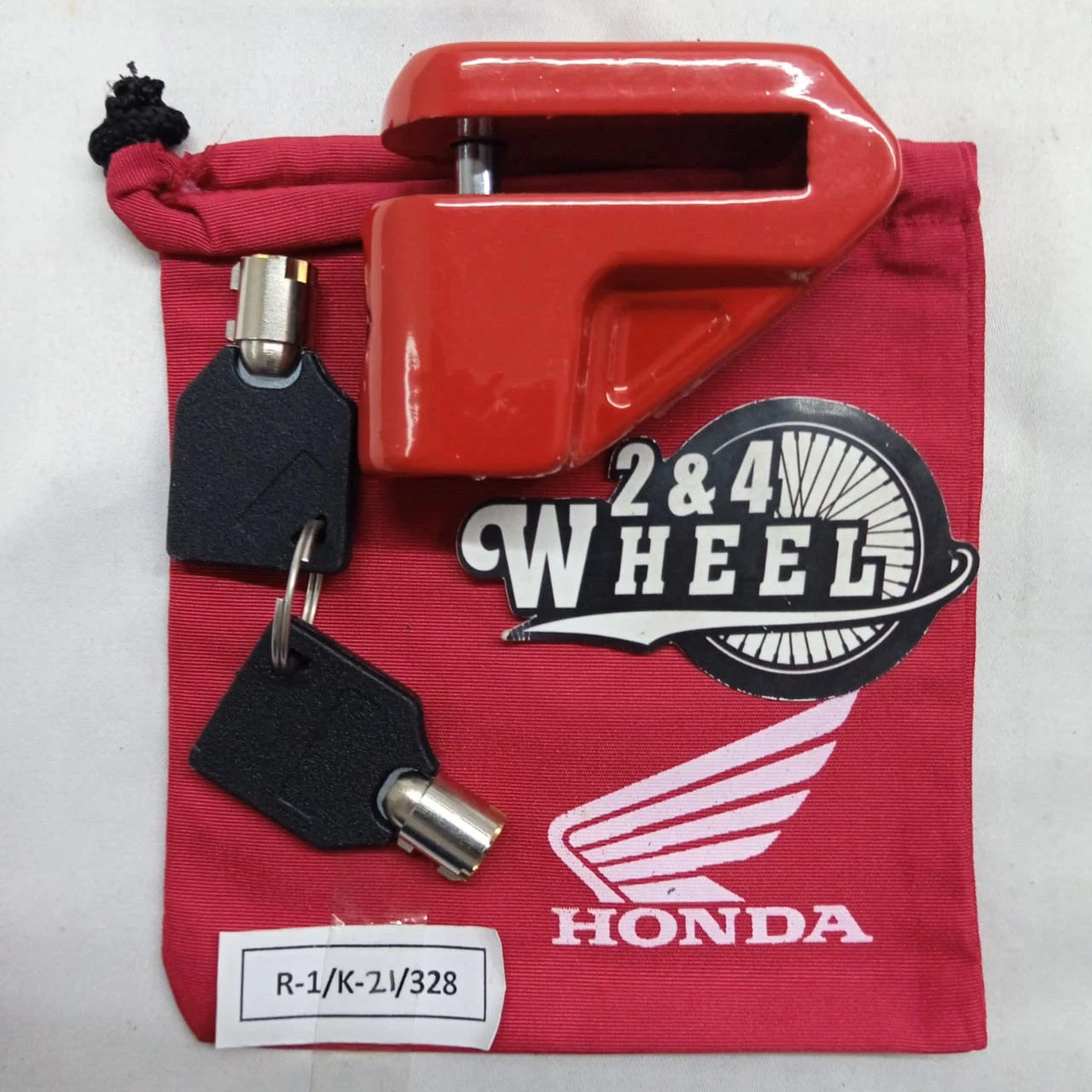Honda Motorcycle Disc Brake Lock Security Wheel Disc Lock Anti Theft NEW - Image 3
