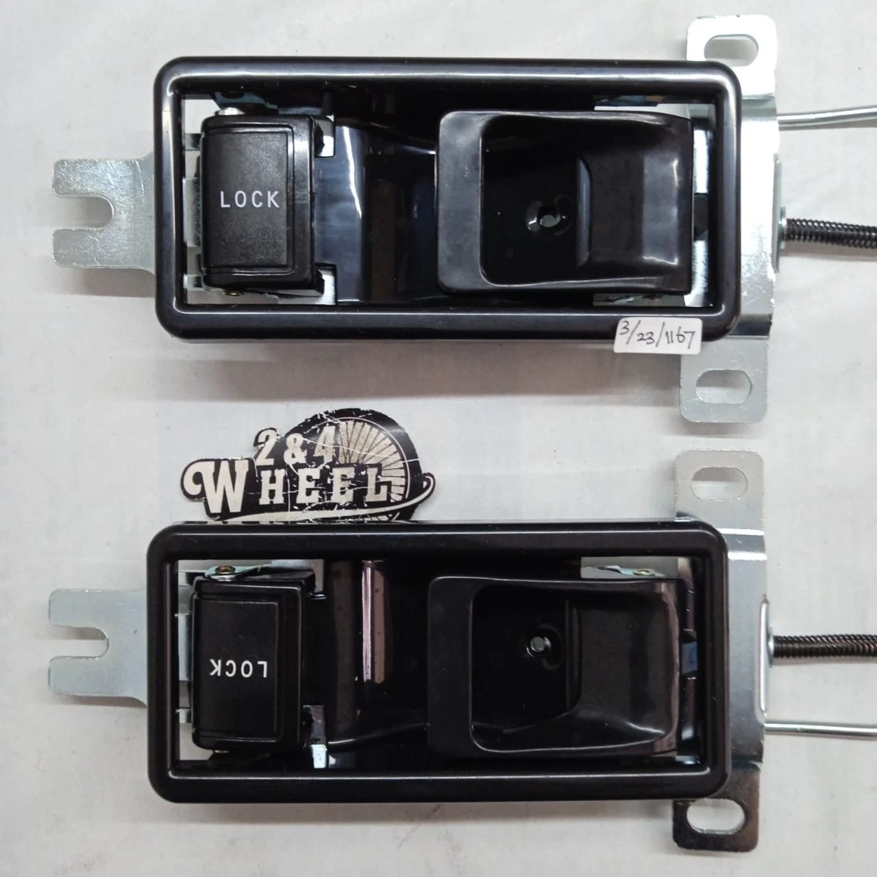 Pair Door Pull Handle Lock Rod Interior For Toyota Land Cruiser FJ40 BJ40 NEW - Image 2