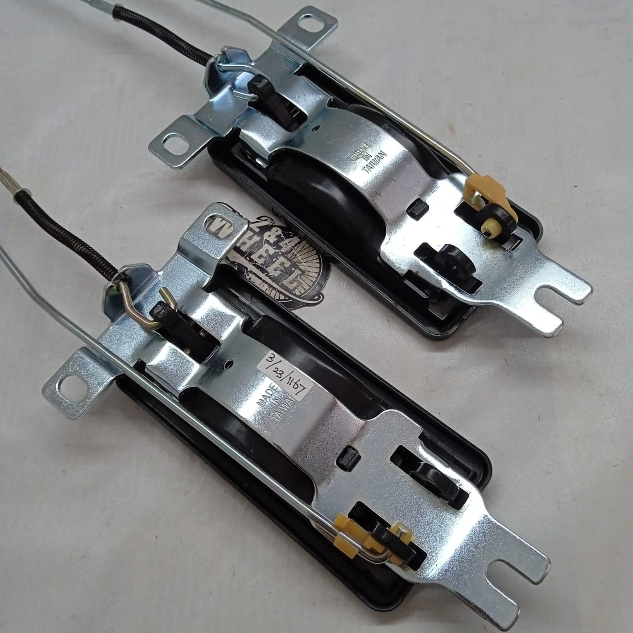 Toyota Land Cruiser BJ40 BJ42 FJ40 FJ45 Door Handle Linkage Bezel Pair L/R NEW - Image 6