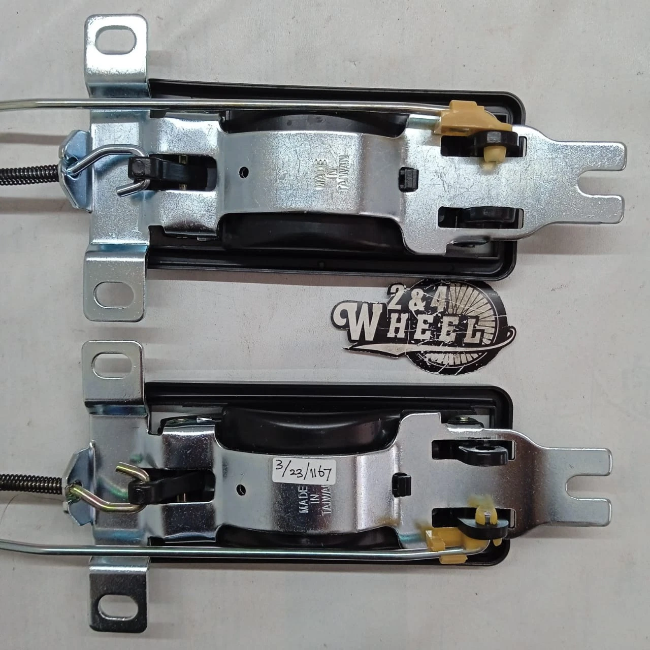 Toyota Land Cruiser BJ40 BJ42 FJ40 FJ45 Door Handle Linkage Bezel Pair L/R NEW - Image 7