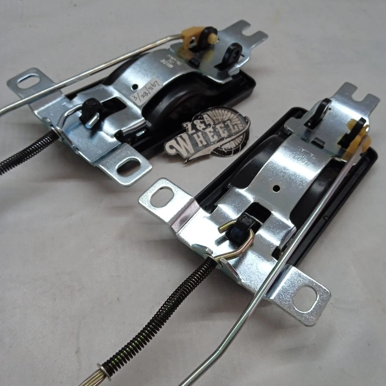 Toyota Land Cruiser BJ40 BJ42 FJ40 FJ45 Door Handle Linkage Bezel Pair L/R NEW - Image 8