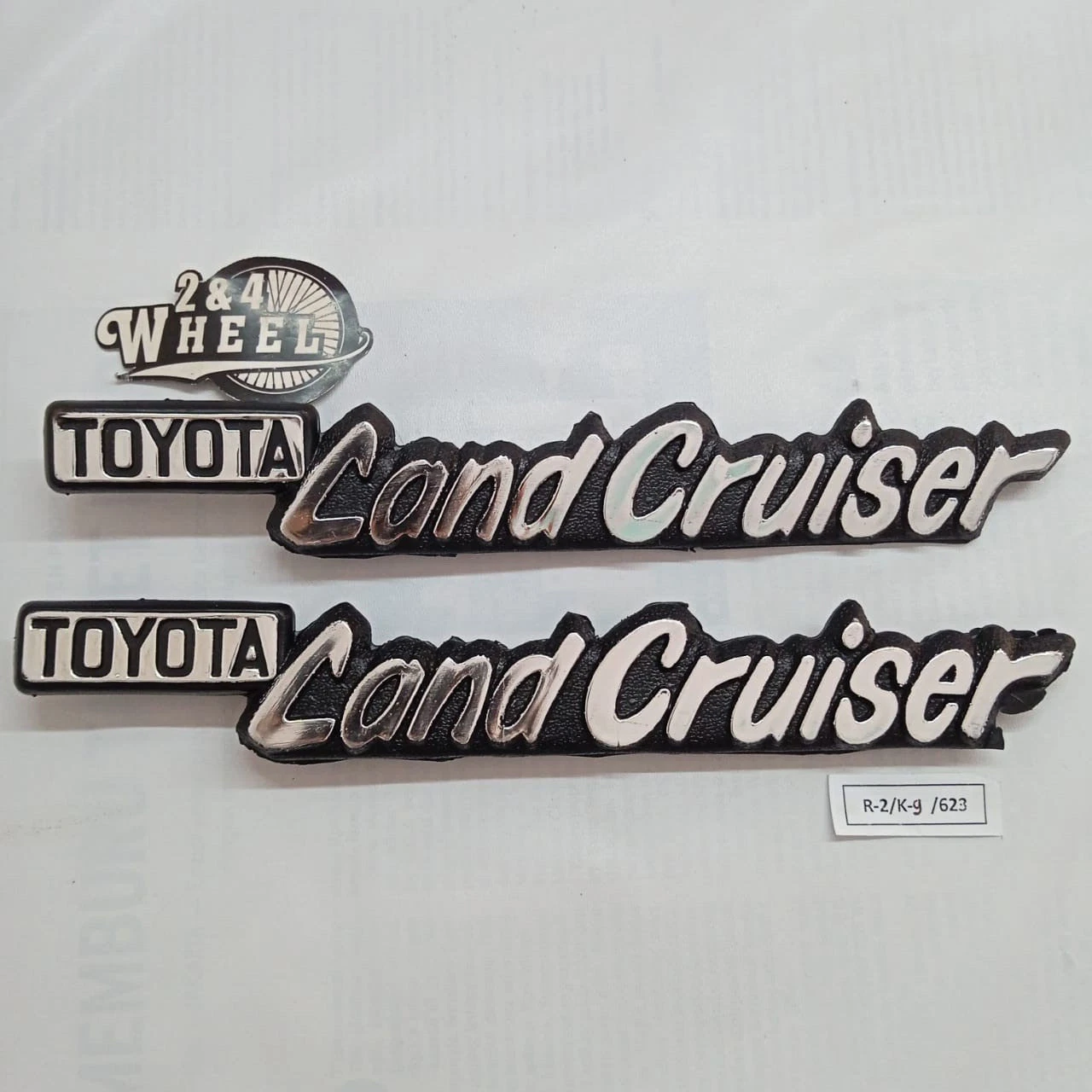 Toyota Land Cruiser BJ40 BJ42 FJ40 FJ45 Emblem Badge Set (5 Pieces) NEW - Image 3