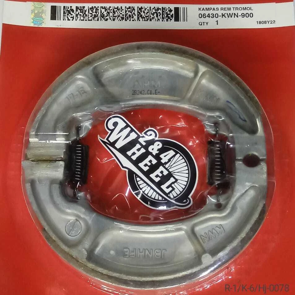 Rear Brake Shoes for Honda Pcx150 2013 2015 2016 2017 2018 2019 / 06430-Kwn-900