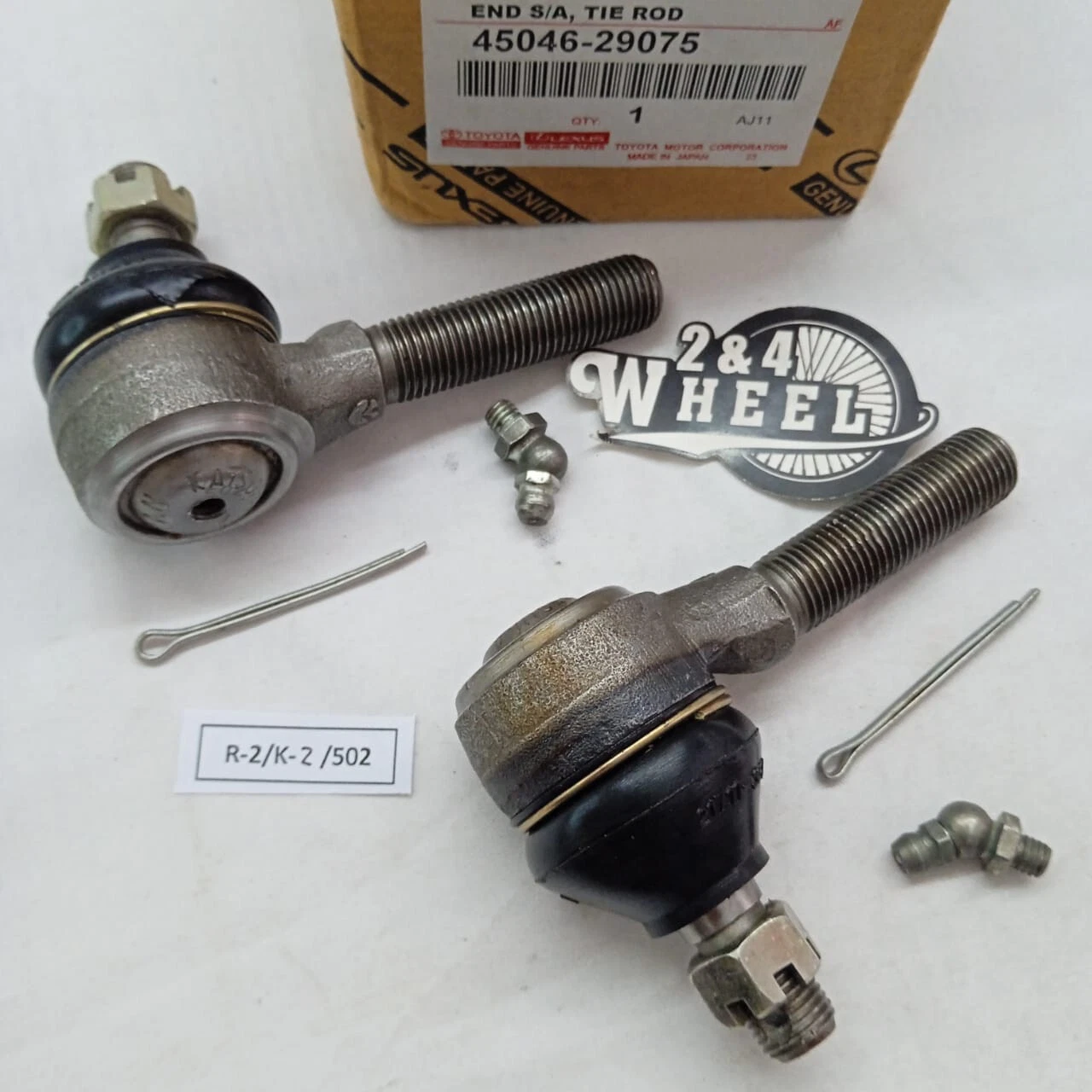 Toyota Corona Corona FR Tie Rod End Outer 45046-29075 L/R - Image 2