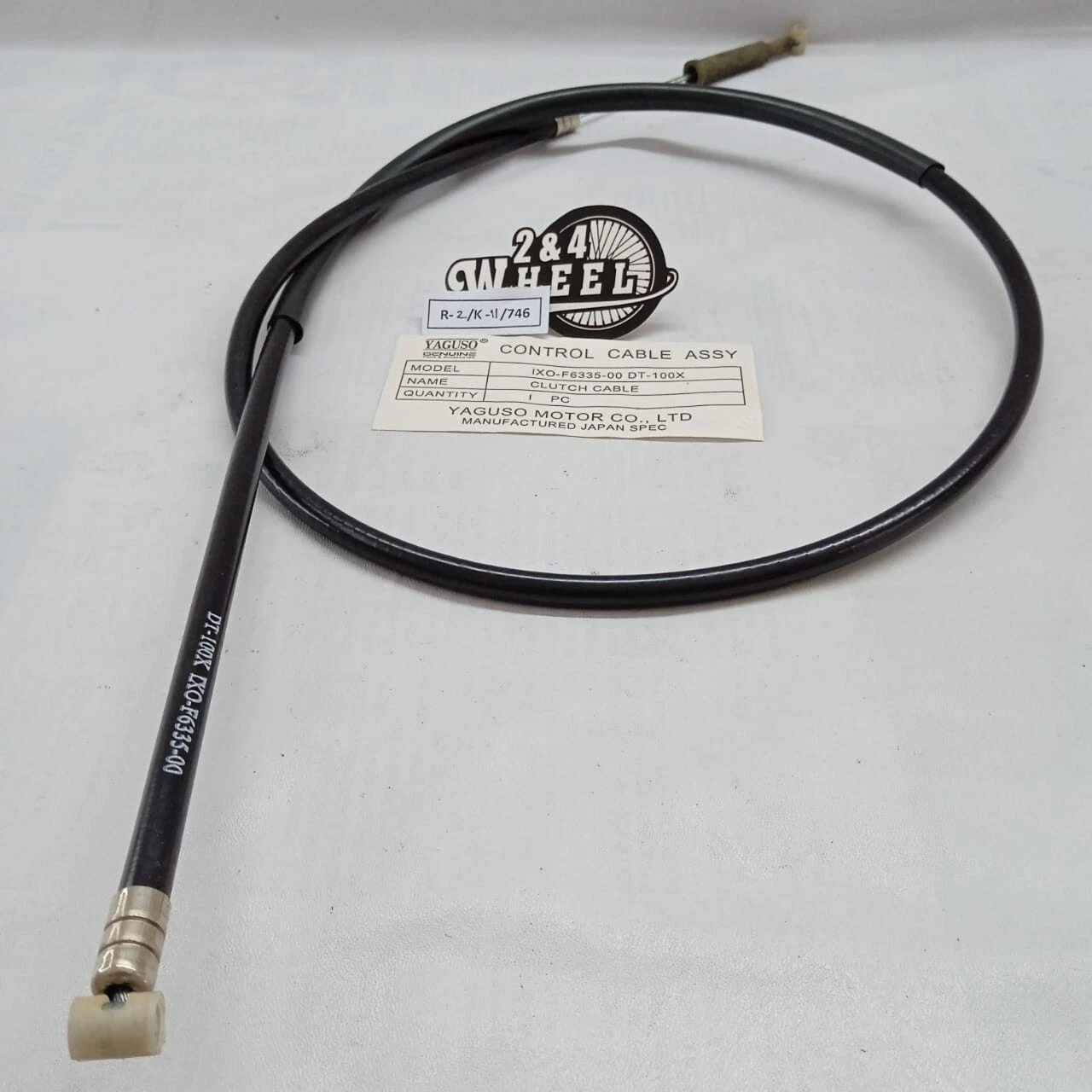 Yamaha DT100 DT 100 DT100X DT 100 X Clutch Cable 1XO-F6335-00 NOS - Image 2