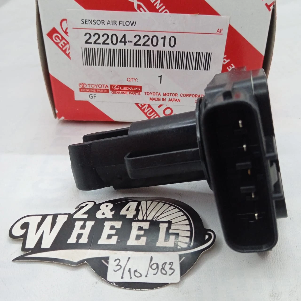 Toyota Lexus Scion Mass Air Flow Meter MAF Sensor 22204-22010 NEW OEM - Image 3