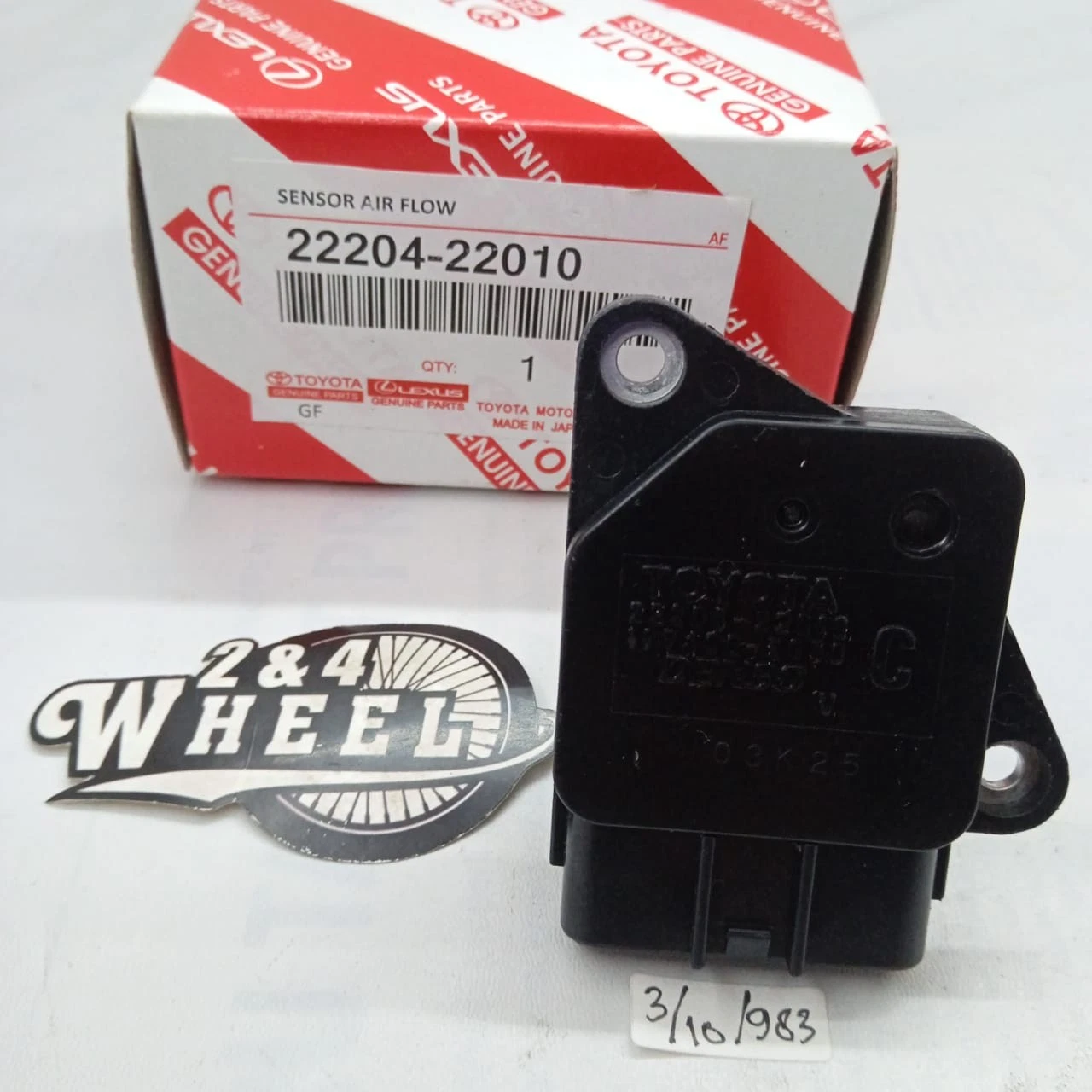 Toyota Lexus Scion Mass Air Flow Meter MAF Sensor 22204-22010 NEW OEM - Image 4