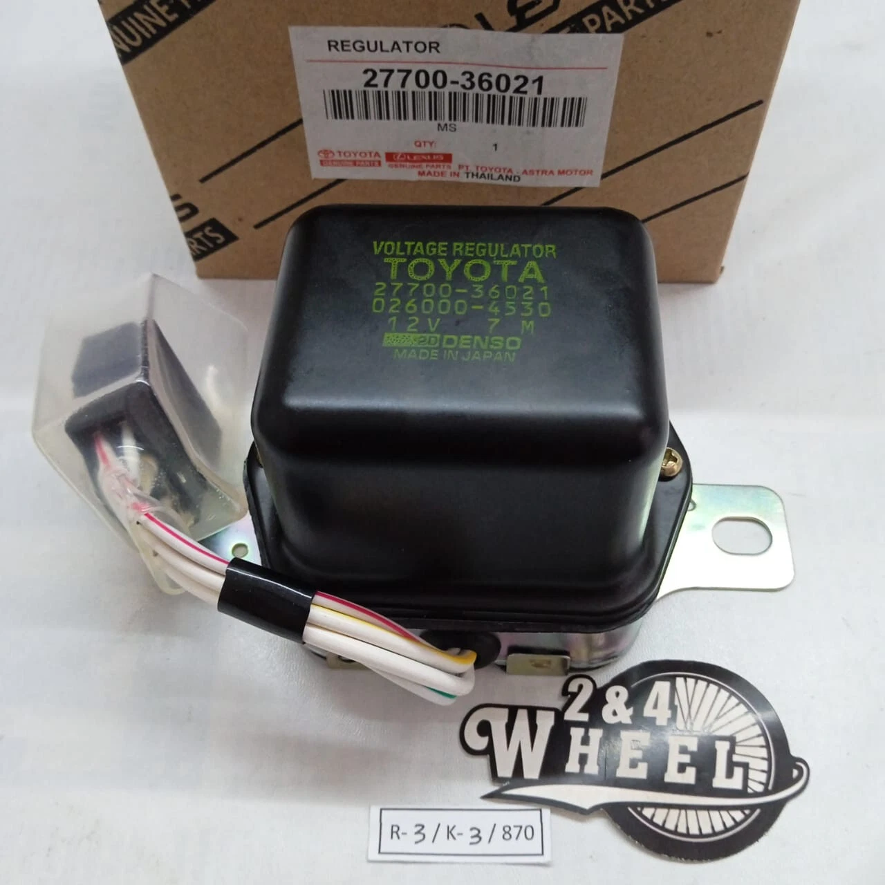 Engine Generator Voltage Regulator Fits For Toyota 5K 7K 27700-36021 NEW - Image 2