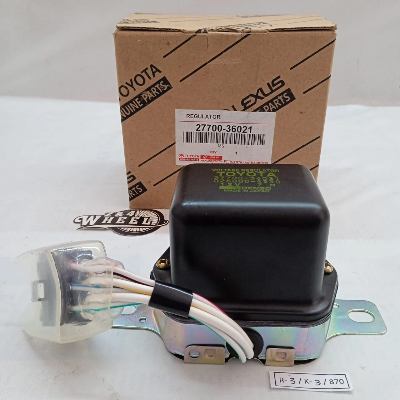 Engine Generator Voltage Regulator Fits For Toyota 5K 7K 27700-36021 NEW - Image 3