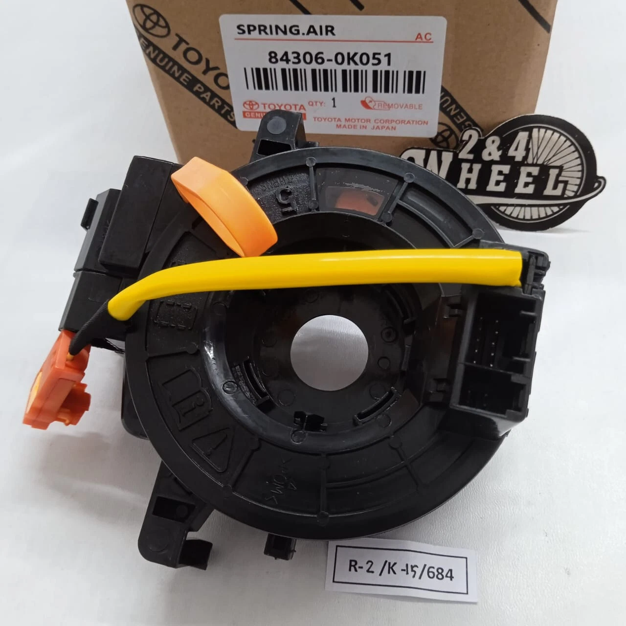 84306-0K051 Toyota Cable Sub Assy Spiral 843060K051 NEW - Image 4