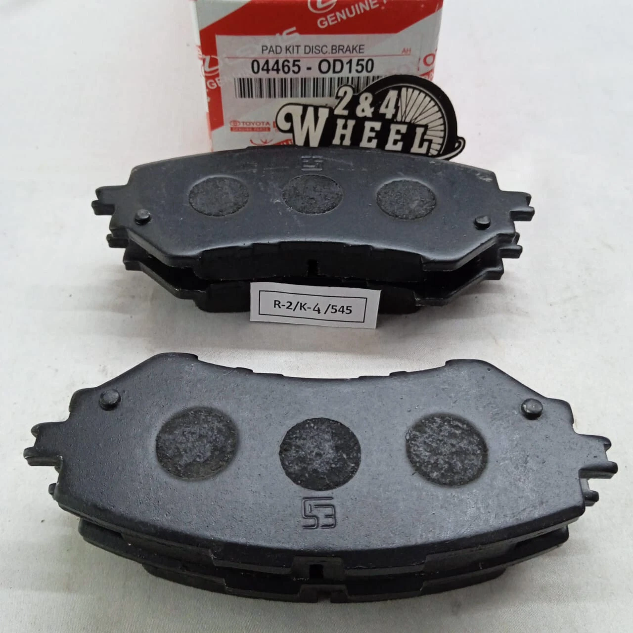 044650D150 Toyota Pad Kit Disc Brake Front 04465-0D150 NEW - Image 4
