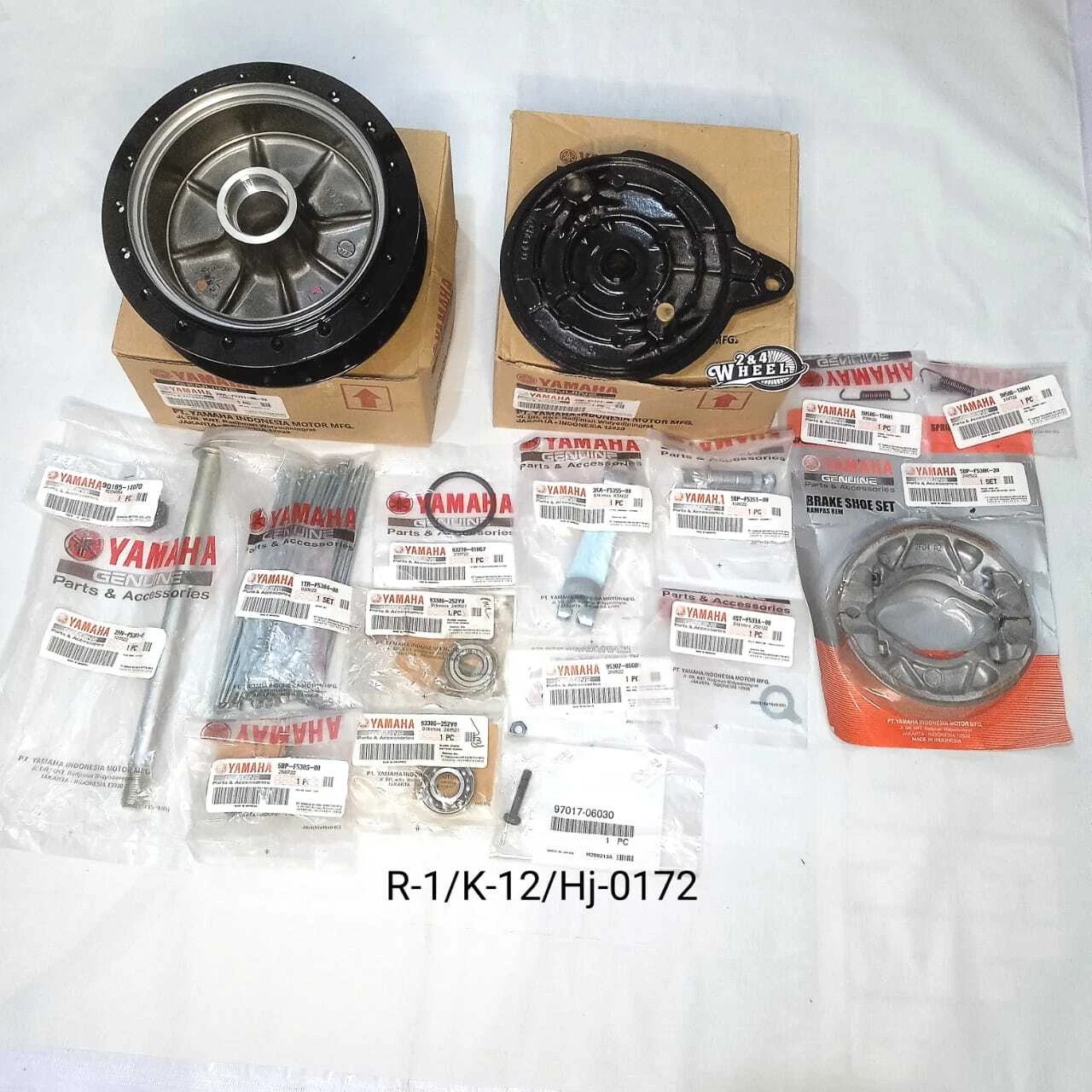 Yamaha RXS RXS115 RXK RX115 RX135 Hub Rear Hub Panel Set 3WL-F5311-00-33 - Image 2
