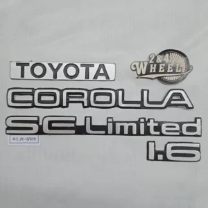 Toyota Corolla SE Limited 4 Piece Rear Emblem Set