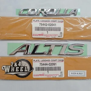 Toyota Corolla Altis 2005-2018 Chrome Logo Emblem Badge Corolla Altis NEW