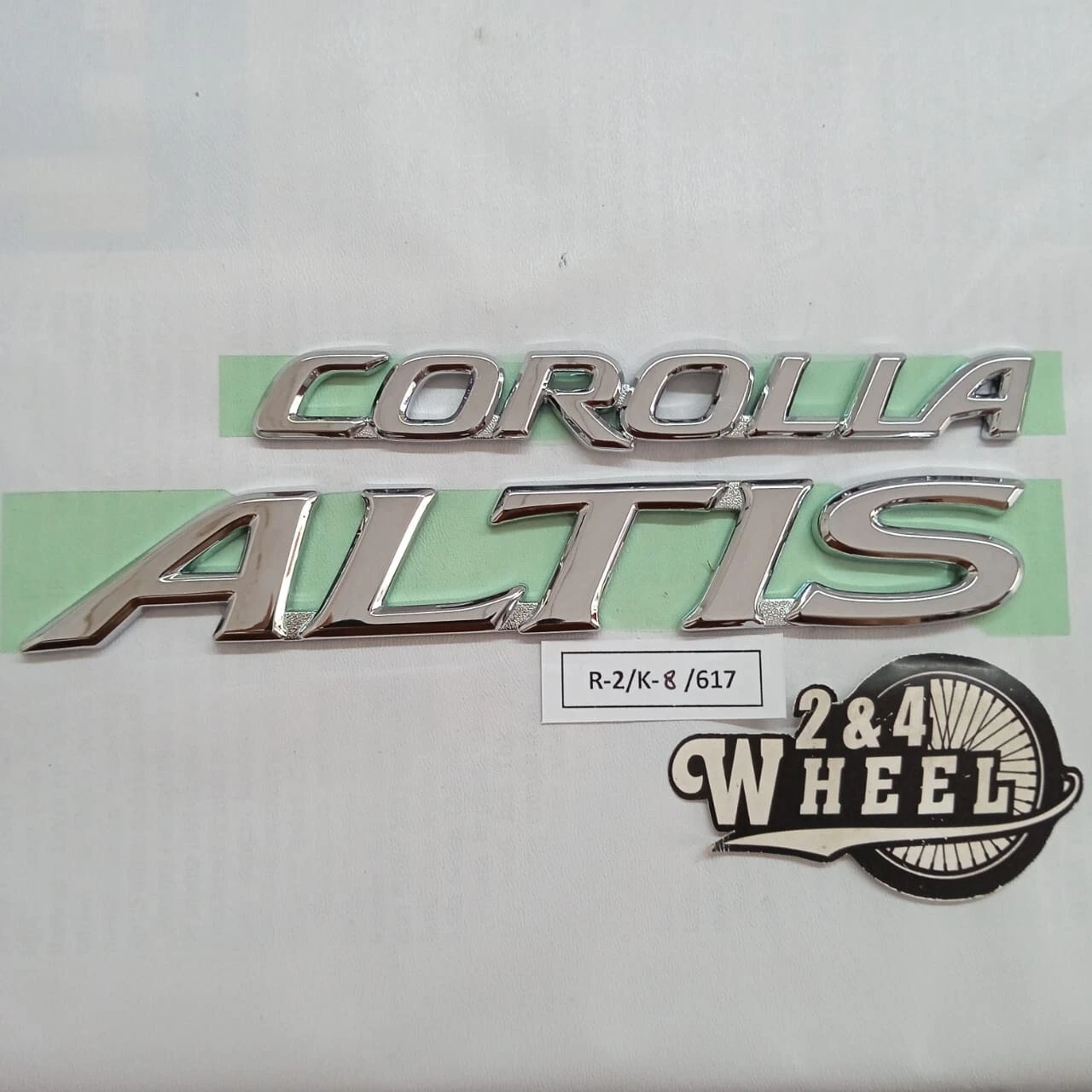 Toyota Corolla Altis 2005-2018 Chrome Logo Emblem Badge Corolla Altis NEW - Image 2