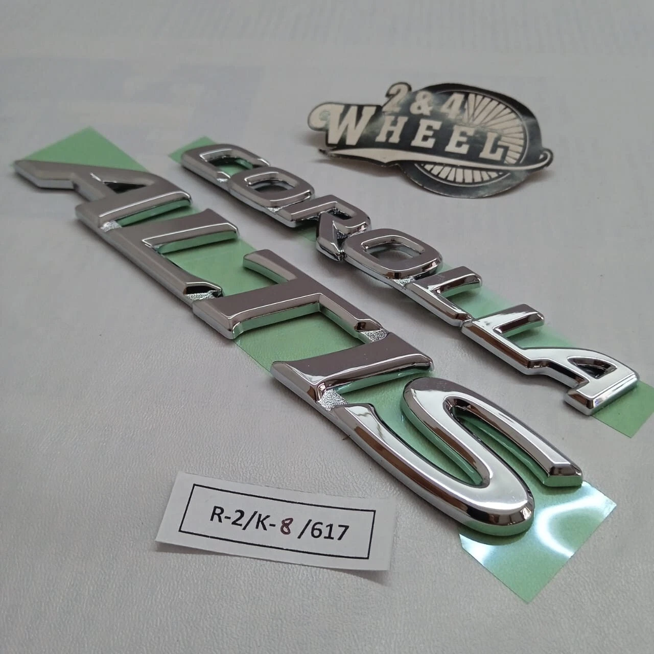 Toyota Corolla Altis 2005-2018 Chrome Logo Emblem Badge Corolla Altis NEW - Image 3