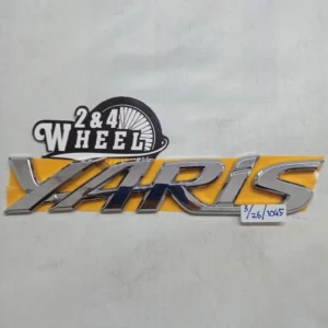 Toyota Yaris 2005-2012 Chrome Rear Trunk Letter Emblem
