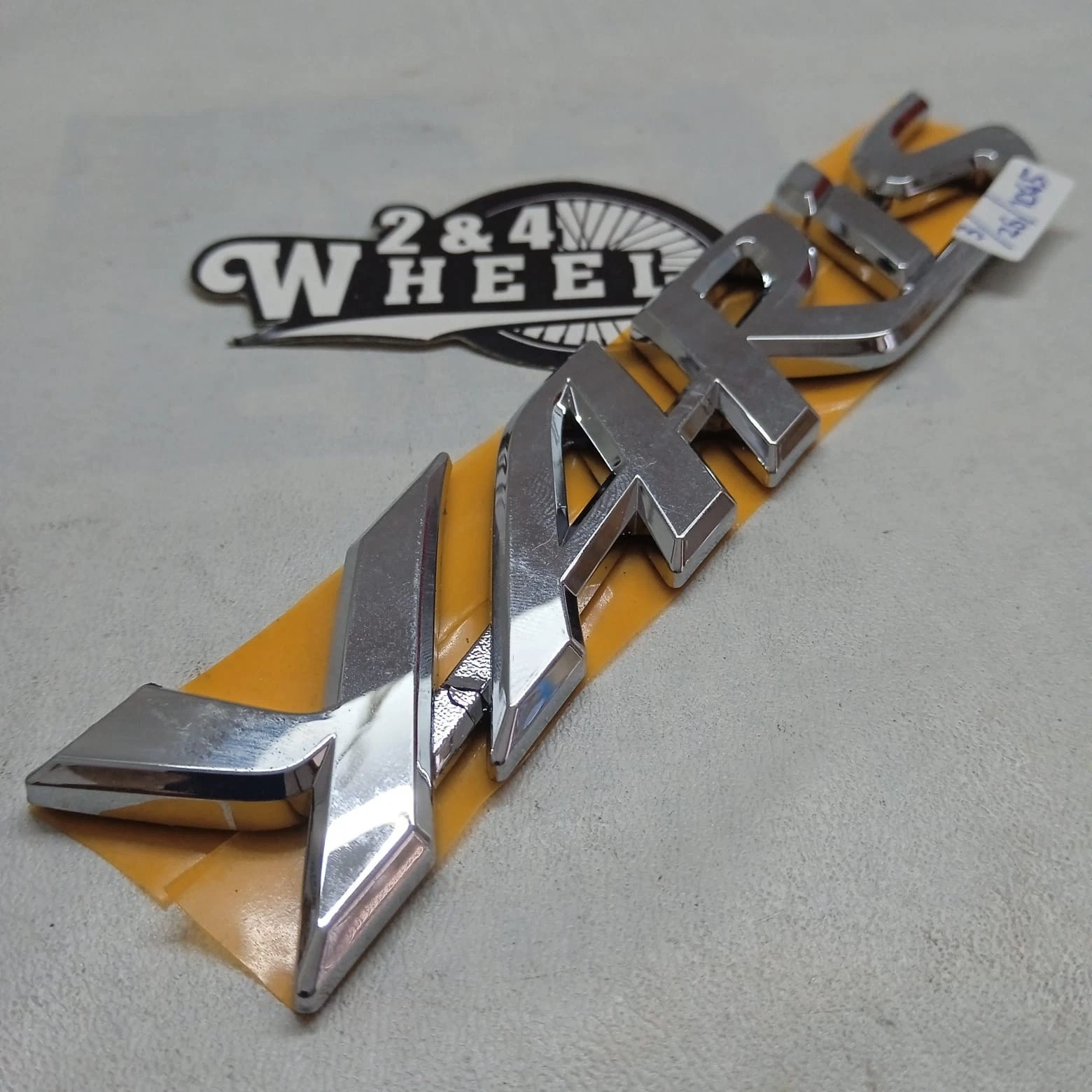 Toyota Yaris 2005-2012 Chrome Rear Trunk Letter Emblem - Image 3