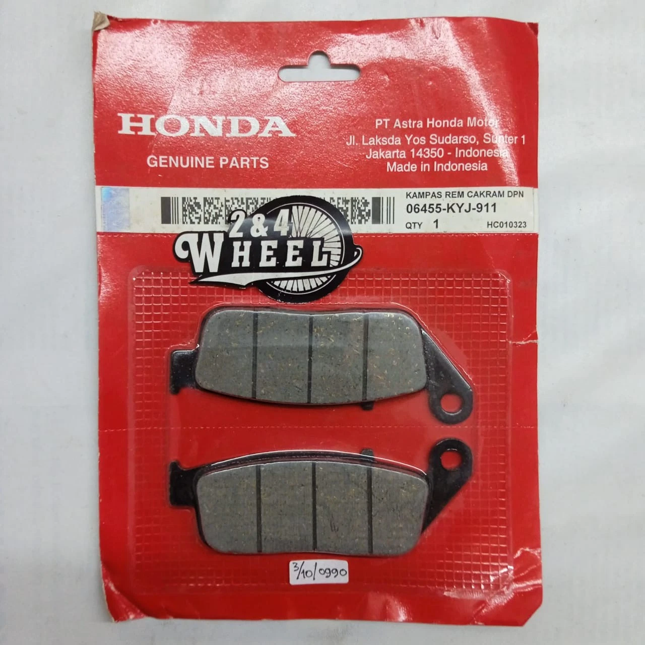 Front Brake Pads Brakepads Honda CBR250R CBR 250R CBR250 NEW