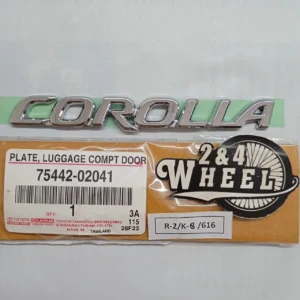 NEW Corolla Chrome Logo Emblem Badge For Toyota Corolla Altis 75442-02091