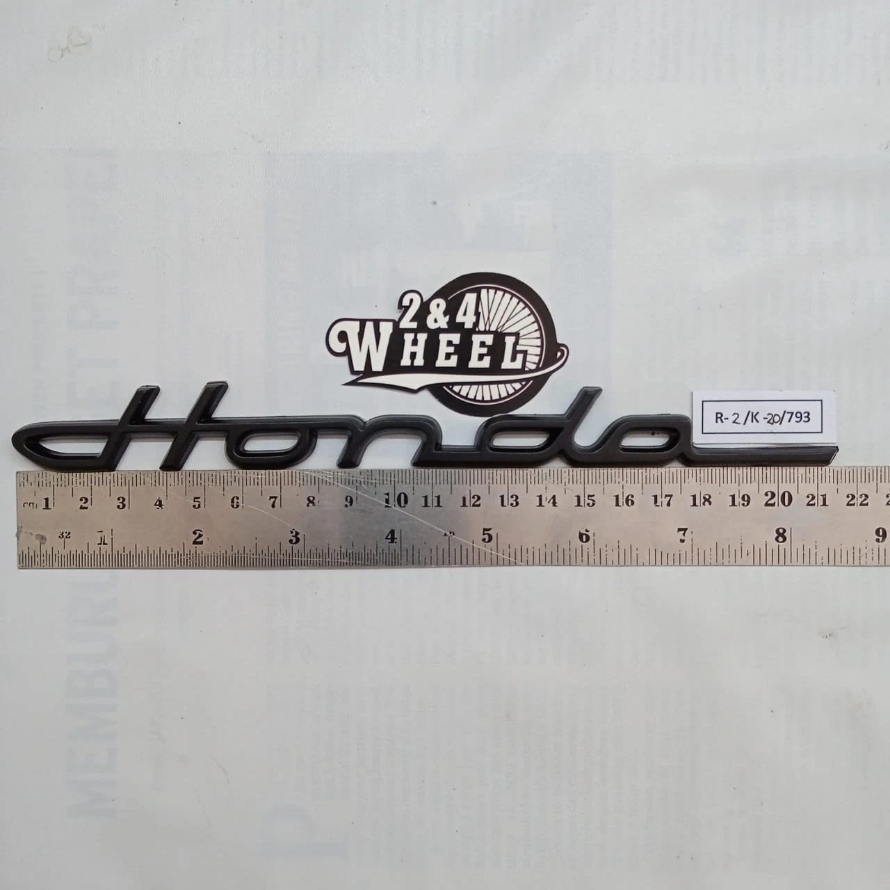 Fits For Universal Latin Honda Emblem Black Color Latina Font Size 21.5x2.3cm - Image 6