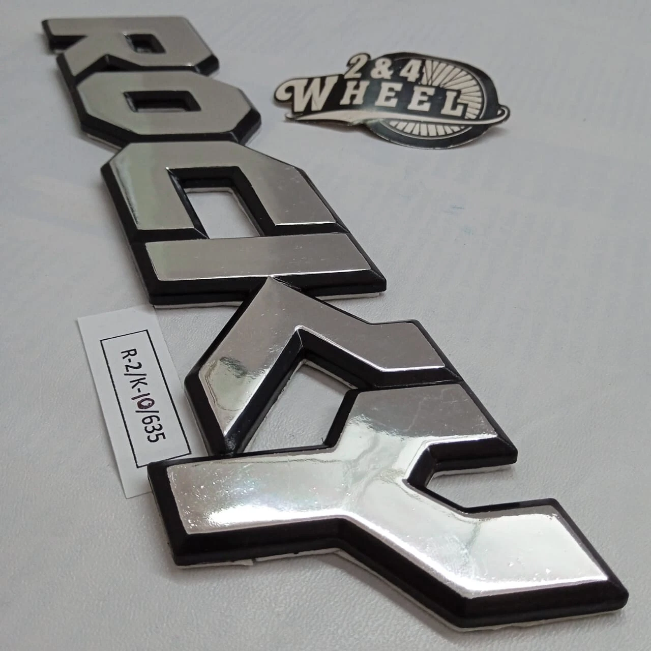 Daihatsu Rocky Rear Emblem Badge 3D Chrome NEW - Image 3